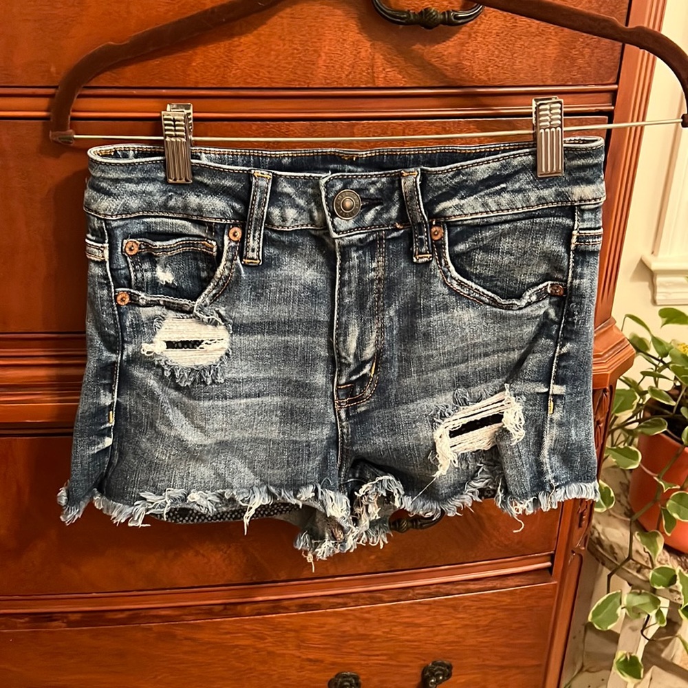 American Eagle Hi-Rise Jean Shorts